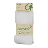 Biorganic Klasik Düz Beyaz Külotlu Çorap